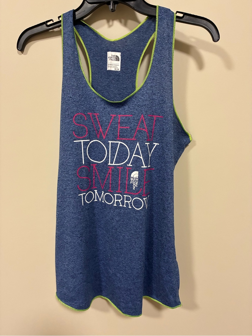 The North Face Blue tank blue medium